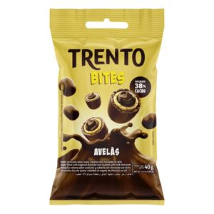 Wafer Trento Bites Recheio Avelã Cobertura Chocolate ao Leite 40g