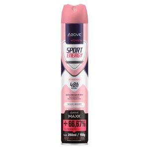 Desodorante Aerossol Above Wom Energy 250ml
