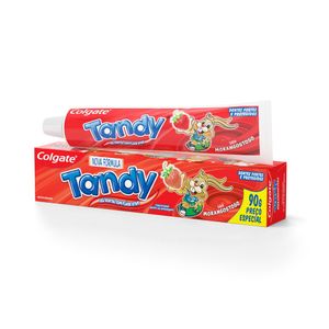 Gel Dental Colgate Tandy Infantil c/ Flúor Morangostoso 90g Preço Especial