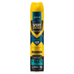Desodorante Aerossol Above Men Energy 250ml