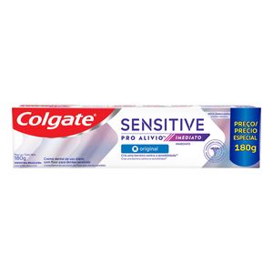 Creme Dental Colgate Sensitive Pro-Alívio Imediato Original Caixa 180g