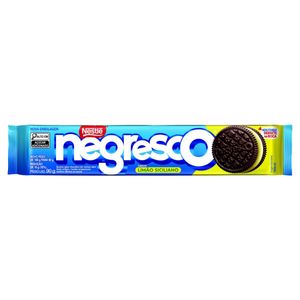 Biscoito Recheado Negresco Chocolate Recheio Limão Siciliano Pacote 90g