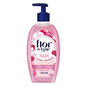 Sabonete Líquido p/ Corpo e Mãos Flor de Ypê Flor de Maçã e Framboesa Frasco Pump 250ml