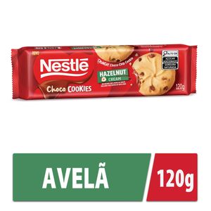 Choco Cookies Nestlé Recheio de Avelã 120g