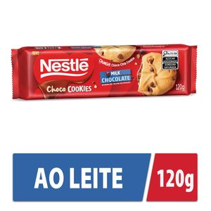 Biscoito Cookies Nestlé Choco Cookies c/ Gotas de Chocolate Recheio Creme de Avelã 120g