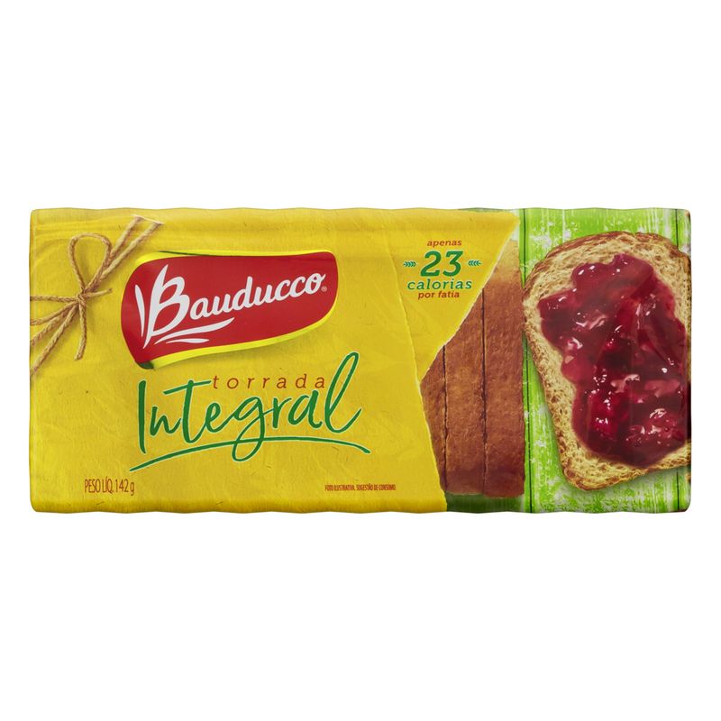 Torrada Bauducco Integral 142g, Torradas