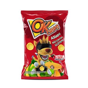 Salgadinho Ok Chips Presunto 45g