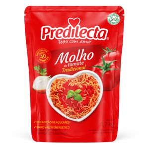 Molho de Tomate Predilecta Refogado Tradicional Sachê 1.7Kg