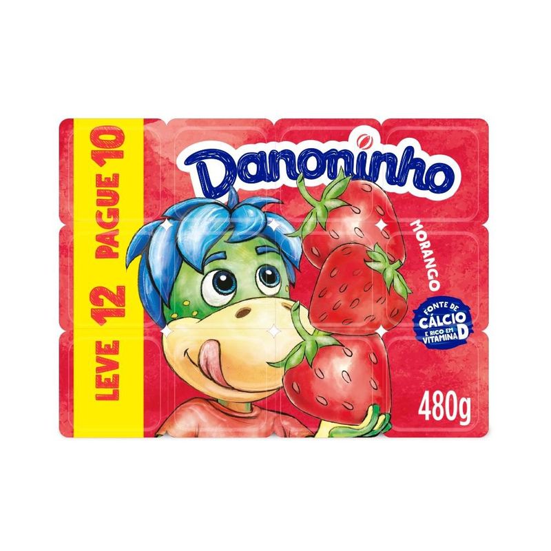 Danoninho de Morango Ice Petit Suisse