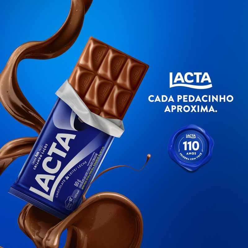Chocolate ao Leite Lacta Pacote 34g
