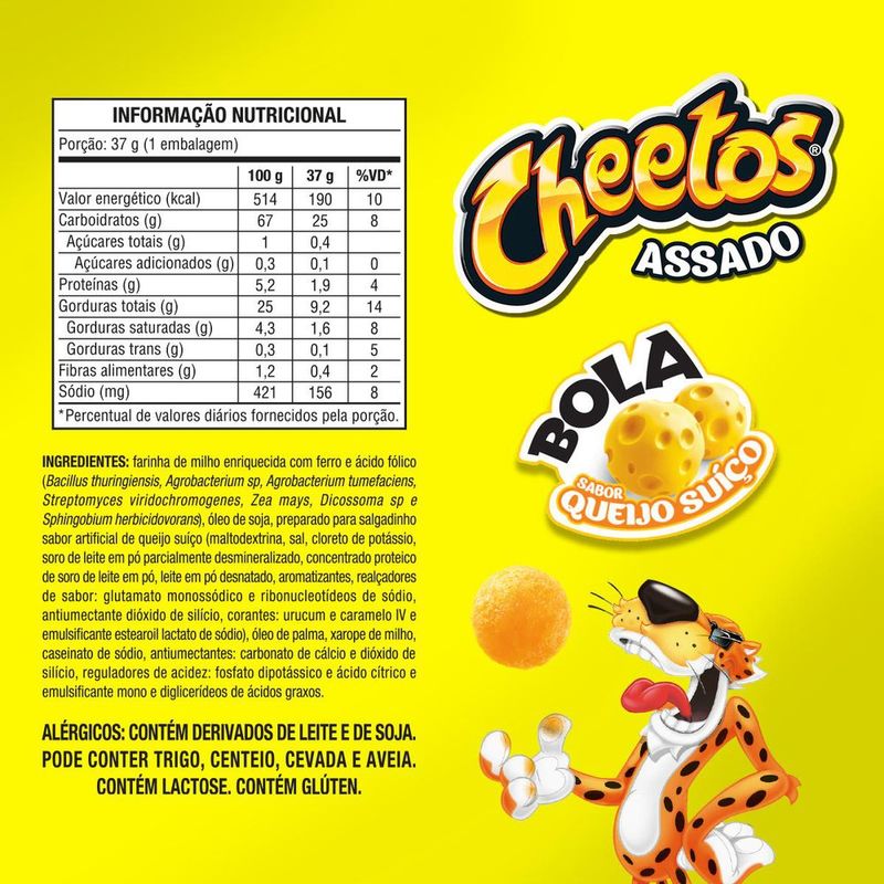 Cheetos Bola Queijo 37g – Polaris Conveniência