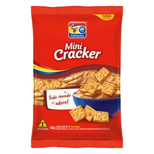 Biscoito Fortaleza Cracker Mini Pacote 400g