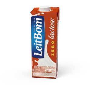 Leite Uht Leitbom Semidesnatado Zero Lactose Caixa 1l