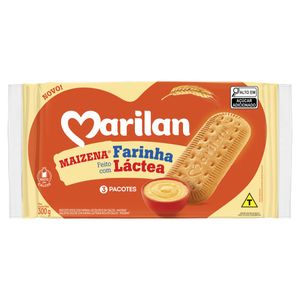 Biscoito Maizena Marilan Farinha Láctea Pacote 300g