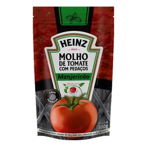 Molho de Tomate Heinz c/ Manjericão Pouch 300g