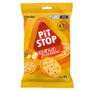 Biscoito Marilan Pit Stop Queijo Provolone Pacote 60g