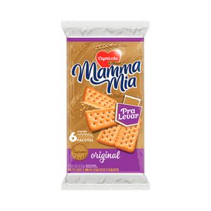 Biscoito Cream Cracker Capricche Mammamia Pra Levar Original 117.6g