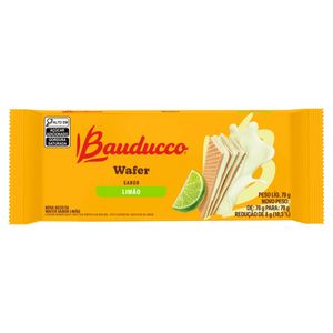 Biscoito Wafer Bauducco Limão 70g