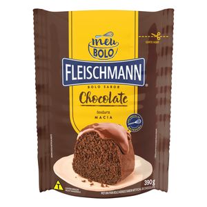 Mistura p/ Bolo Fleischmann Meu Bolo Chocolate Sachê 390g