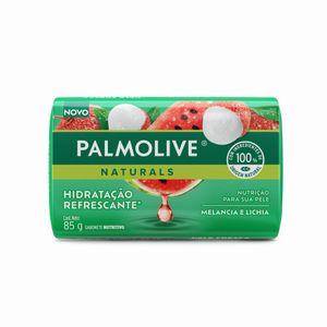 Sabonete em Barra Palmolive Naturals Hidratação Refrescante Melancia e Lichia 85g