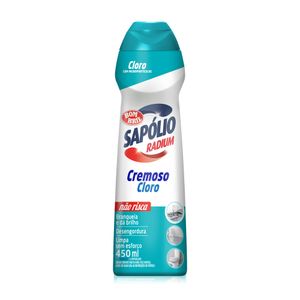 Saponáceo Cremoso Sapólio Radium Cloro 450ml