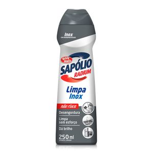 Saponáceo Cremoso Sapólio Radium Limpa Inox 250ml