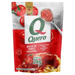 Molho de Tomate Quero Sachê 2Kg