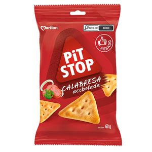 Biscoito Marilan Pit Stop Calabresa Acebolada Pacote 60g