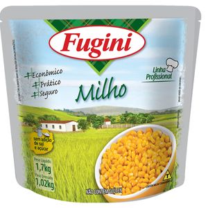 Milho Verde em Conserva Fugini Uso Profissional Sachê 1.02Kg