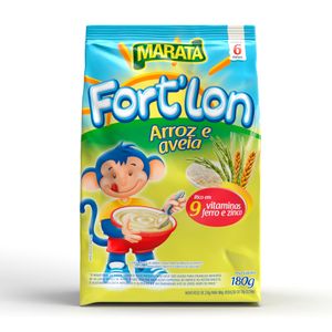 Mingau Maratá Fortlon Arroz c/ Aveia Sachê 180g