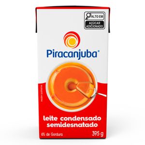 Leite Condensado Piracanjuba Semidesnatado Caixa 395g