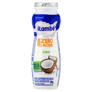 Iogurte Líquido Itambé Nolac Zero Lactose Coco 170g