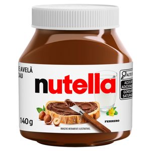 Creme de Avelã Nutella c/ Cacau Tradicional Pote 140g