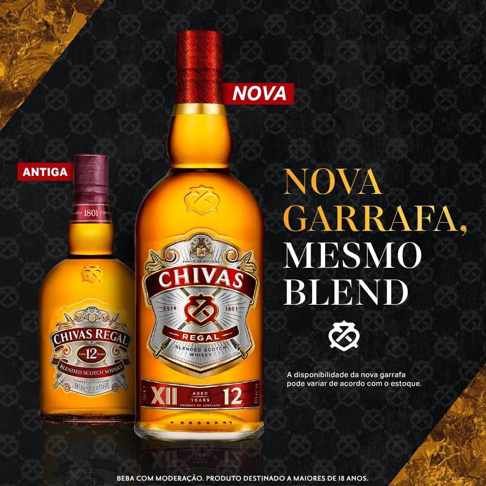 Whisky Chivas Regal 12 Anos 1l | Mercantil Atacado