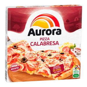 Pizza Aurora Calabresa 460gPacote 100g