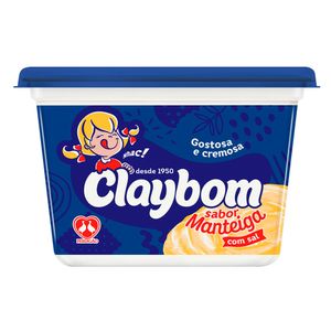 Margarina Sabor Manteiga Claybom c/ Sal Pote 500g