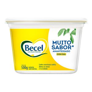 Margarina Becel Manteiga c/ Sal Pote 500g