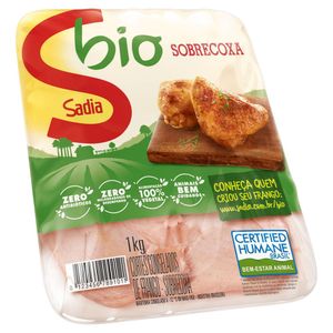 Sobrecoxa de Frango Sadia Bio Bandeja 1Kg