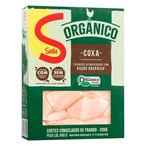 Coxa de Frango Sadia Orgânica Congelada 600g