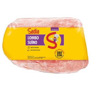 Lombo Suíno Sadia Congelado Pedaço