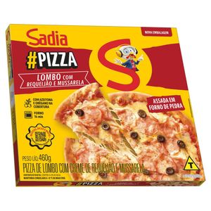 Pizza Sadia Caixa Lombo/Requeijão/Muçarela 460g