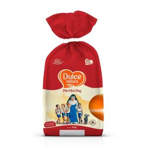 Pão de Hot Dog Dulce Natura 450g