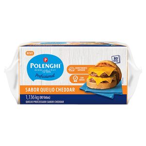 Queijo Processado Cheddar Polenghi Profissional 1.136Kg