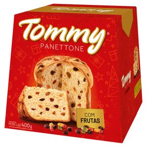 Panettone Tommy Frutas c/ Cristalizadas 400g