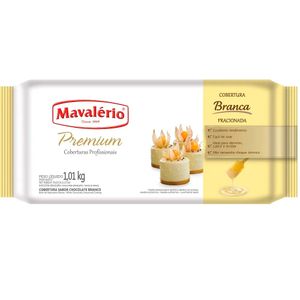 Chocolate em Barra Mavalério Premium Chocolate Branco 1.01Kg