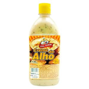 Creme de Alho Leal Sabor Garrafa 500g