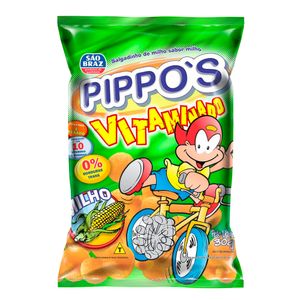 Salgadinho Pippos São Braz Vitaminado Milho 30g