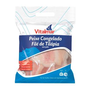 Filé de Tilápia Vitalmar s/ Pele Congelada 800g