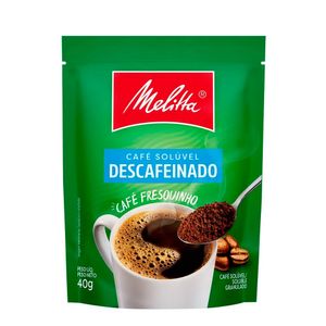 Café Solúvel Melitta Granulado Descafeinado Sachê 40g