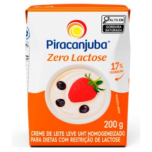 Creme de Leite Piracanjuba Zero Lactose 200g